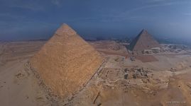 Pyramid of Khafre and Pyramid of Cheops