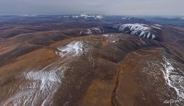 Ulandryk, Saylyugemsky National Park, the state border of Russia and Mongolia