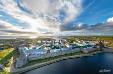 Solovetsky Monastery in autumn evening Solovetsky Monastery in autumn evening