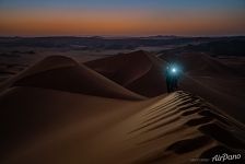 Dune at night