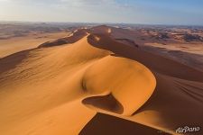 Sahara Desert from drone