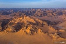 Sahara Desert. Aerial view