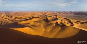Fantastic landscapes of Sahara Desert