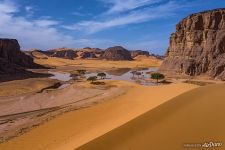 Water in the Sahara Desert