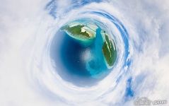 Aldabra atoll. Planet