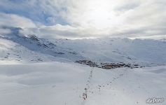 On the slopes of Val Thorens On the slopes of Val Thorens