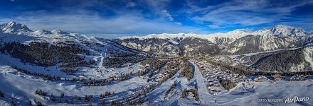Panorama of Courchevel
