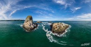 Steller sea lions. Kozlov’s stone Steller sea lions. Kozlov’s stone