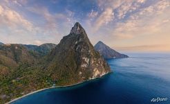Petit Piton volcano Petit Piton volcano