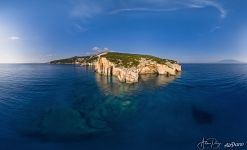 Early morning at Blue Caves