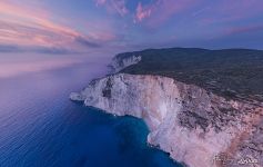 After sunset over Navagio (Agios Georgios)