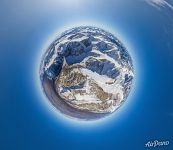 Bolshoi Aktry glacier. Planet Bolshoi Aktry glacier. Planet