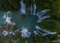 Detian Falls from above