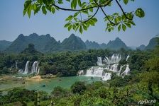 View of the waterfall