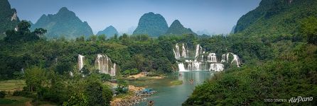 Detian Falls Panorama Detian Falls Panorama