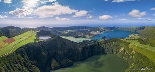 Above Lagoa de Santiago Above Lagoa de Santiago