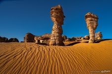 Stone Pillars in the Sahara Stone Pillars in the Sahara