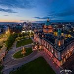 Belfast City Hall from above