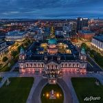 Belfast City Hall at night