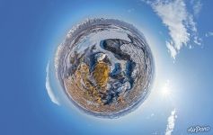 Northern part of the desert. Planet Northern part of the desert. Planet