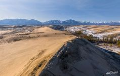 Above sand dune Above sand dune
