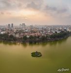 Tortoise Tower in the South of Hoan Kiem Lake Tortoise Tower in the South of Hoan Kiem Lake