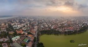 Above Hoàn Kiếm Lake