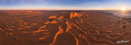 Erg Chebbi desert near Merzouga at sunset Erg Chebbi desert near Merzouga at sunset