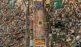 Lalla Aouda Square from an altitude of 200 meters