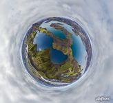 Lake Langisjor. Planet