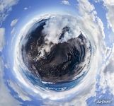 Eyafjallajökull volcano. Planet