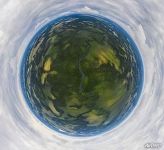 Novguda river. Planet