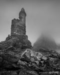 Lighthouse in the fog