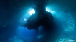In the center of the Blue holes In the center of the Blue holes
