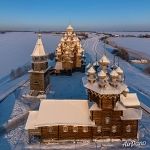 Kizhi Pogost in winter Kizhi Pogost in winter
