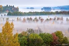 Fog over Kizhi Island Fog over Kizhi Island