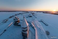 Pogost of Kizhi in winter