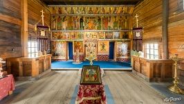 Iconostasis of the Intercession Church of the Kizhi Pogost Iconostasis of the Intercession Church of the Kizhi Pogost