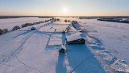 The winter island of Kizhi The winter island of Kizhi