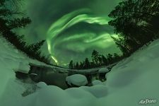 Northern lights, Kola Peninsula Northern lights, Kola Peninsula