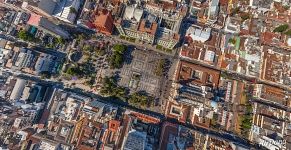 Above the Plaza de la Constitución