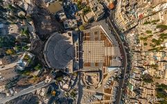 Amman's Roman Theatre from above