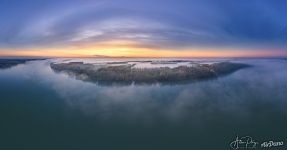 Winter dream over the Danube