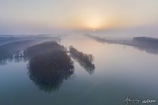 Danube on a foggy morning