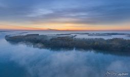 Winter dream over the Danube