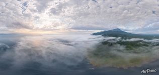 Yankito plateau. Volcano Bogdan Khmelnitsky