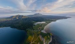 Lagunnoe Lake and Kunashirskiy Strait