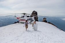 Wedding atop a volcano. Kamchatka Wedding atop a volcano. Kamchatka
