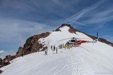 Wedding atop a volcano. Kamchatka