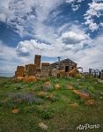 Medieval cemetery with early khachkars